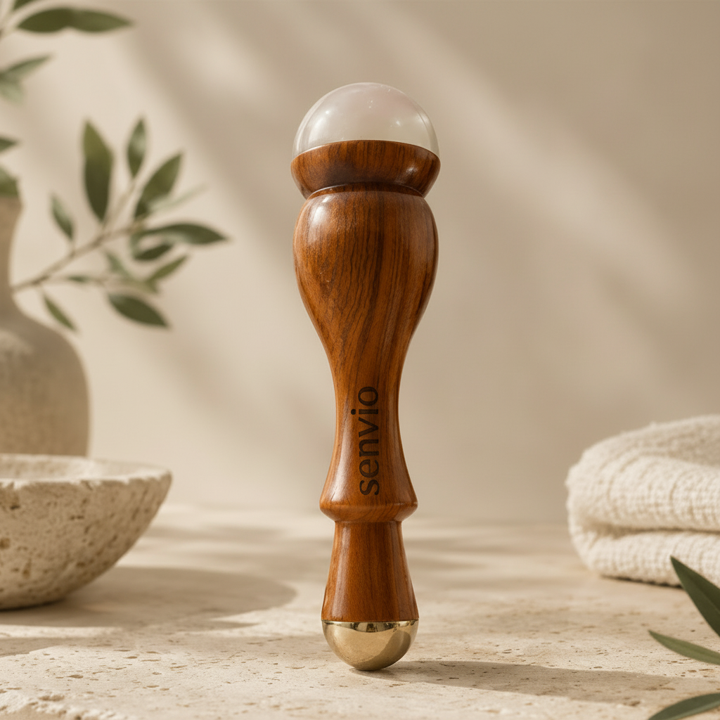 Senvio Anar Dual- Ended Face Kansa Wand