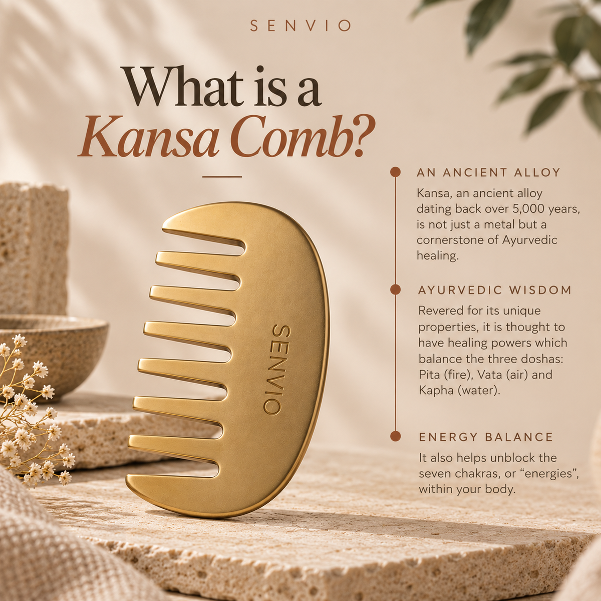 Senvio Kansa Comb