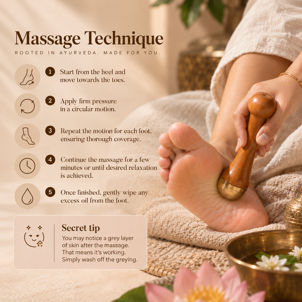 Senvio Kansa Vatki Relaxing Foot Massager